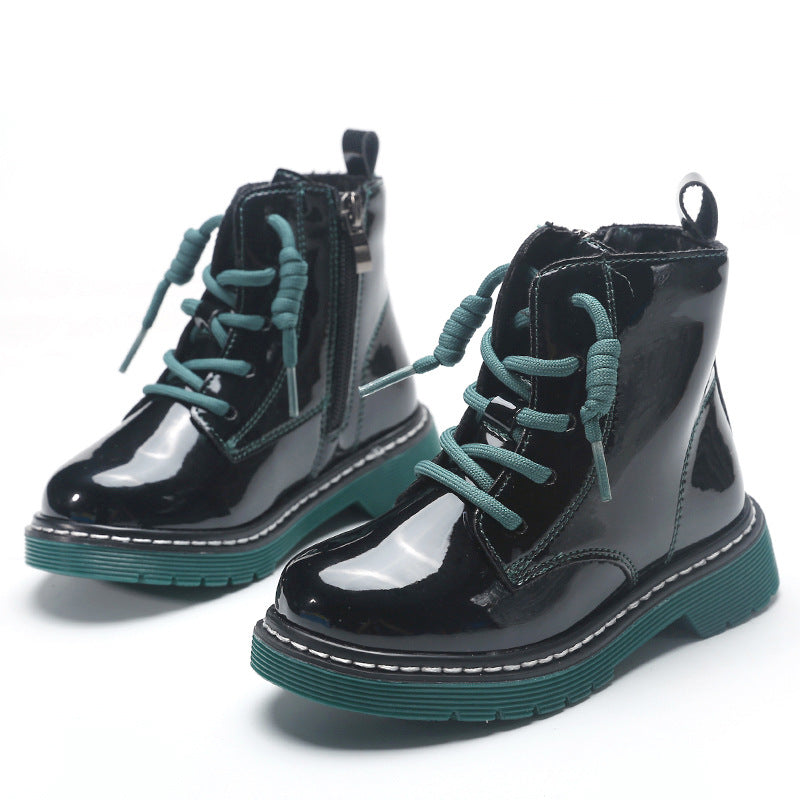 Martin Boots, Big Children's Leather Boots, Low Boots