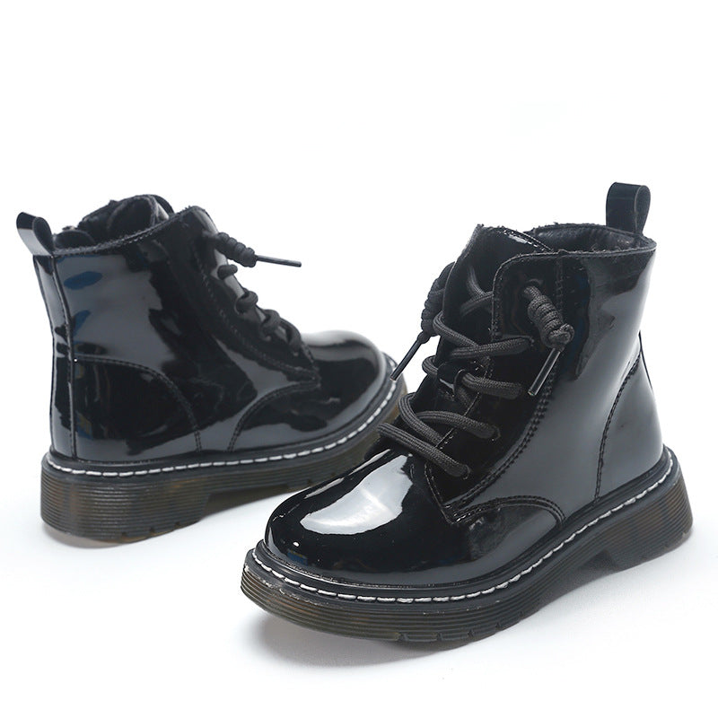 Martin Boots, Big Children's Leather Boots, Low Boots