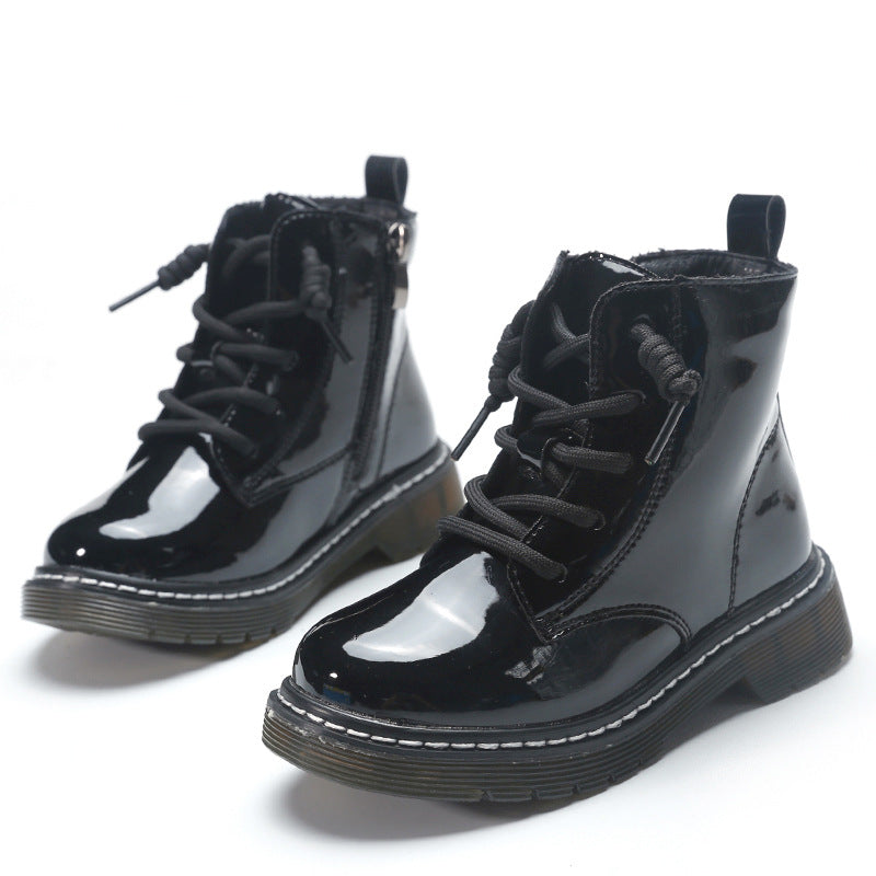 Martin Boots, Big Children's Leather Boots, Low Boots